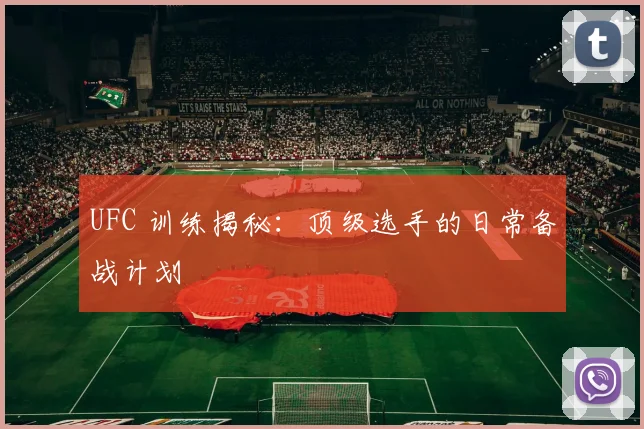 UFC 训练揭秘:顶级选手的日常备战计划